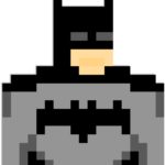 Batman math coloring activity