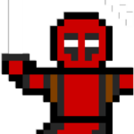 Deadpool superhero math coloring puzzle