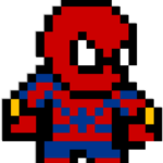 Spider-Man superhero math coloring page